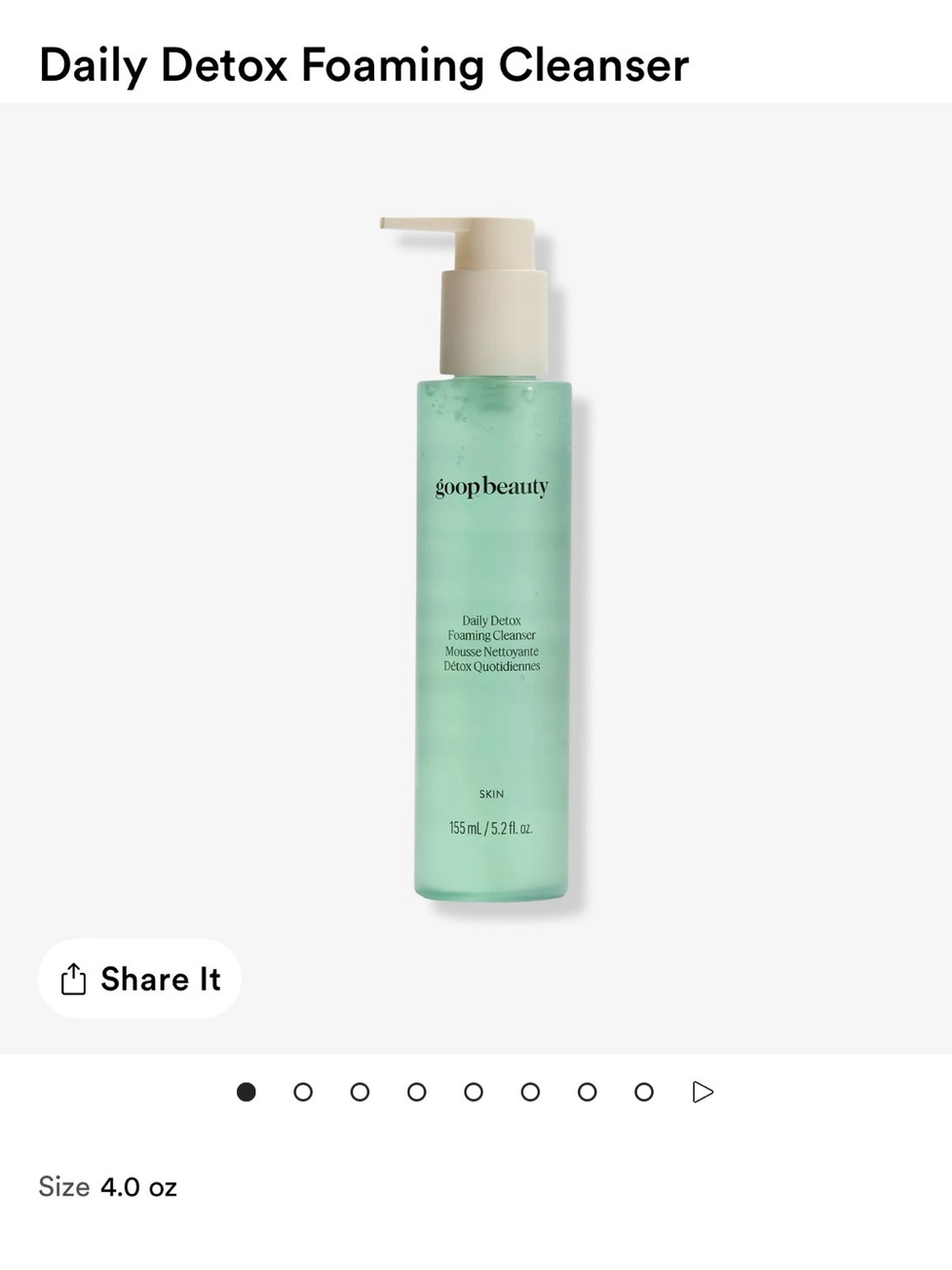 goopbeauty Daily Detox Foaming Cleanser - Picture 2 of 4
